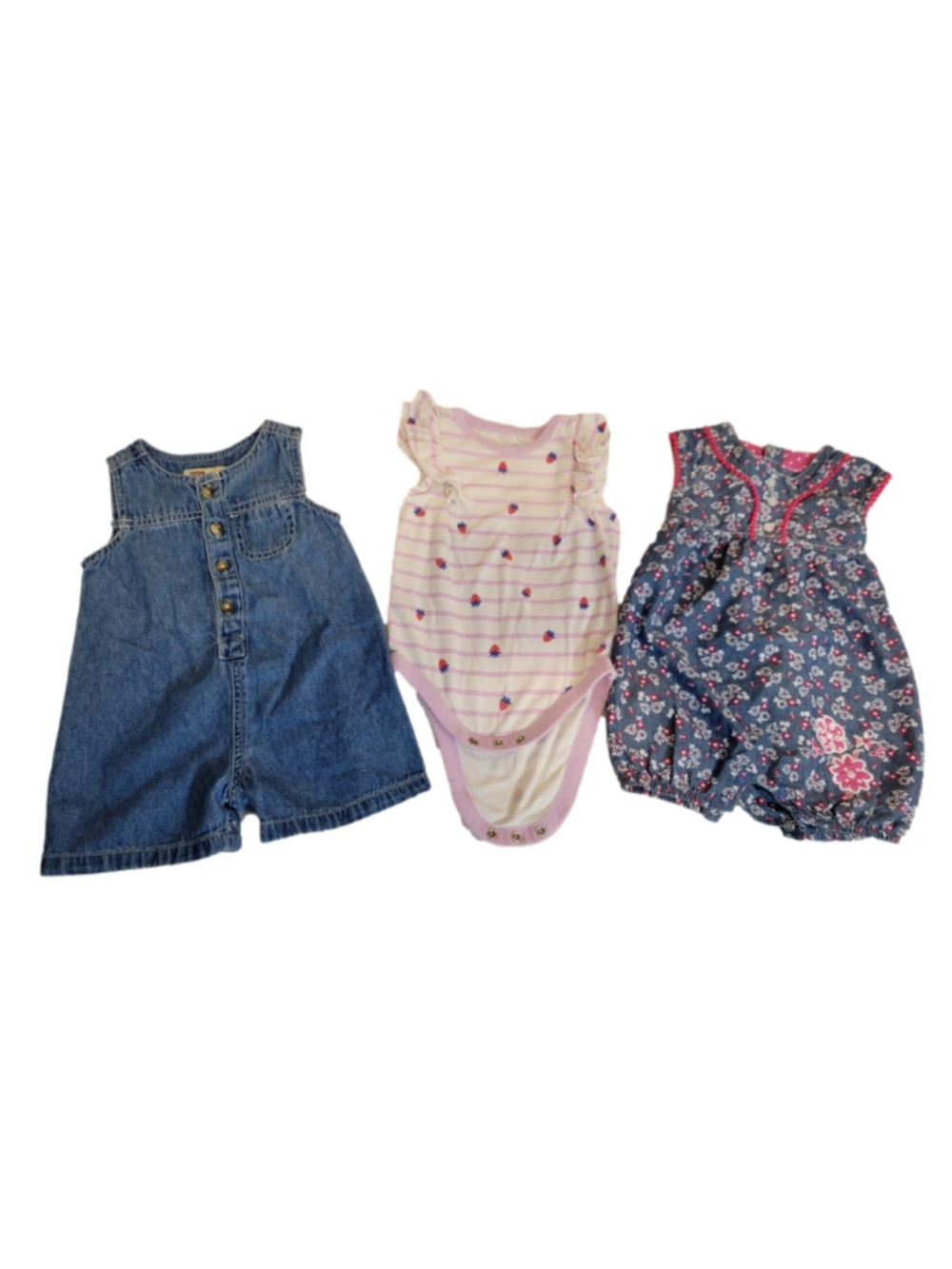 Baby Girl Summer Bundle 6-9M Faded Glory Cat & Jack